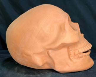  Large Terracotta Skull Halloween Decor