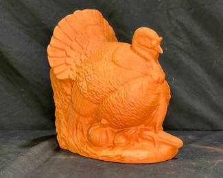Terracotta Turkey Planter Thanksgiving Fall Decor