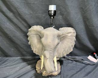 DWK Corp Elephant Lamp Exotic Animal Decor
