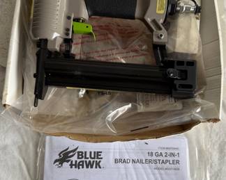 Blue Hawk Brad Nailer Stapler