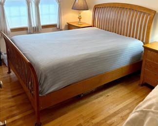 Queen Oak Bed Frame