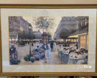 Afternoon Tea In Paris Framed Print