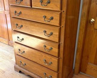 Oak Tall Dresser