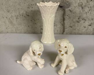 Lenox Beagles Woodland Vase