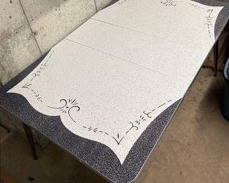 Retro Formica Chrome Table