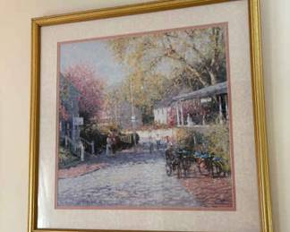 Framed Pastel Print