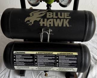 Blue Hawk Dual Tanks Compressor