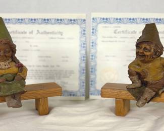 Cairn Collectible Meg  Jackson On Benches by Tom Clark