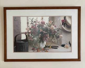 Framed Floral Print