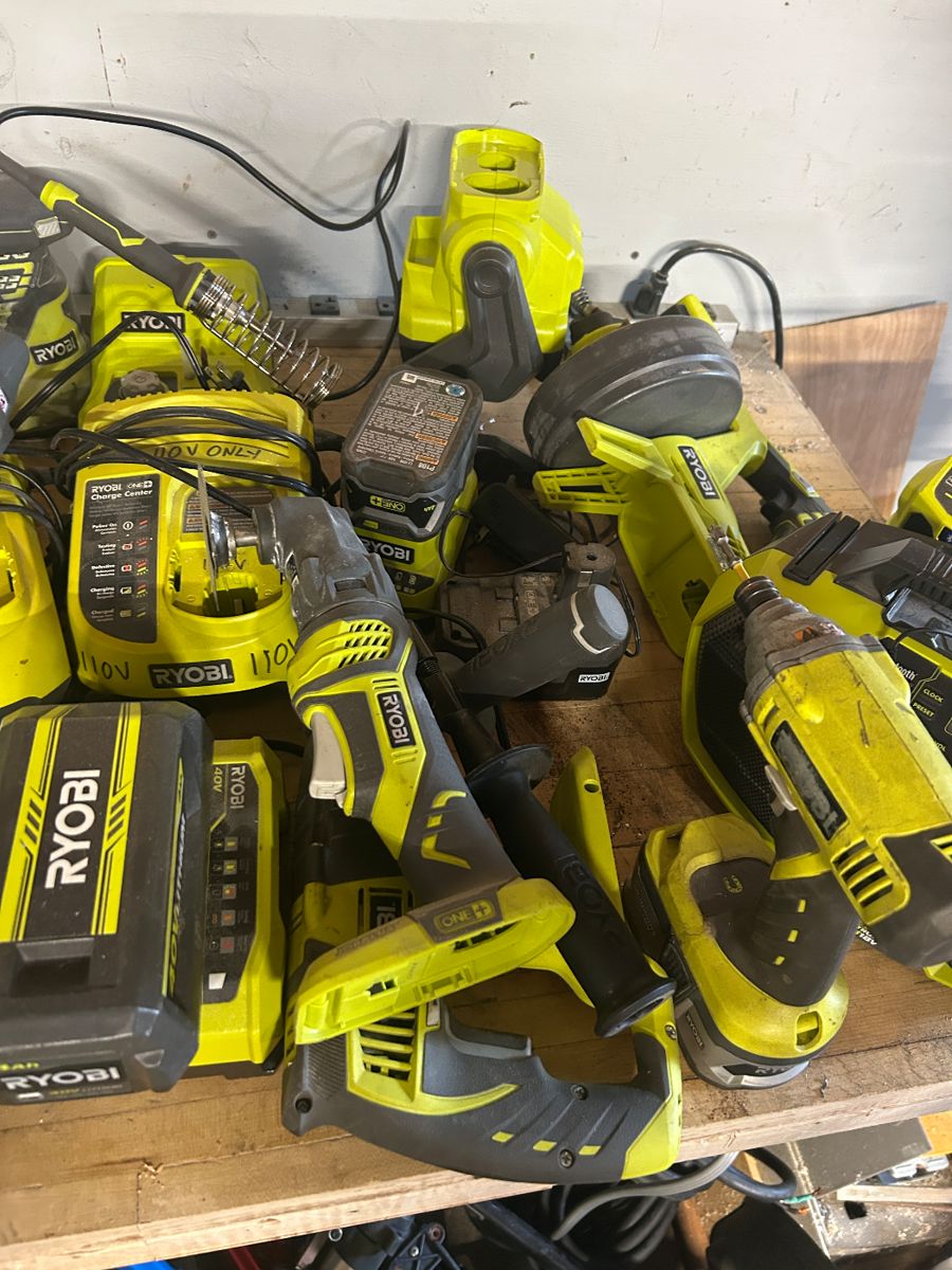 More Ryobi One battery operated tools