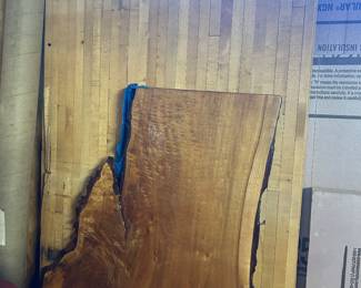 San Juan Lanes bowling lanes (2) and a fantastic sealed live edge slab