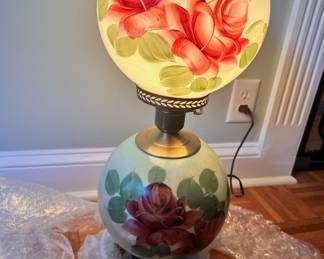 Victorian double globe lamp