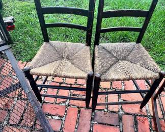 Pair of Hitchcock chairs