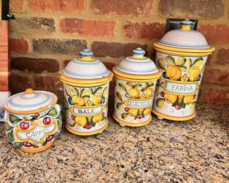 Made in Italy Canister set