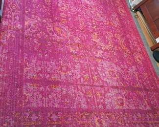 PINK! rug 7'8"x11'3"