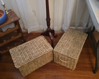 Rattan Storage boxes
