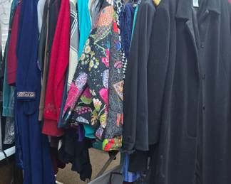 massive piles of clothing 