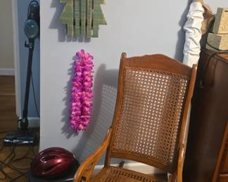 Cane rocking chair