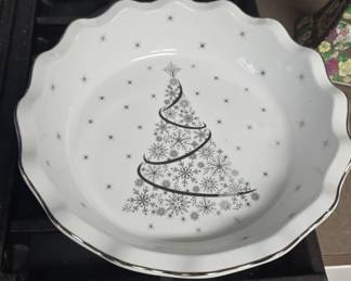 Christmas Pie plate