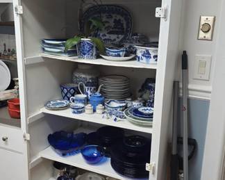 Blue and White serving pieces