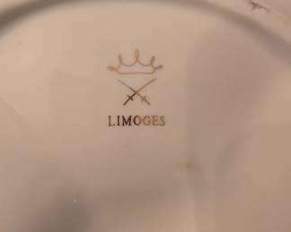 Limoges Oyster Plate