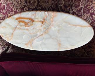 Antique  Ormolu Base w/Onyx Top Coffee Table!