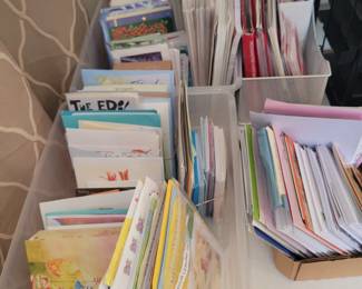 Greeting card box lots