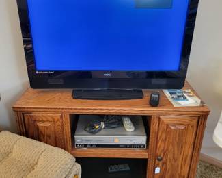 Oak media cabinet