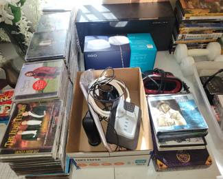 CD's Cassettes & DVD's