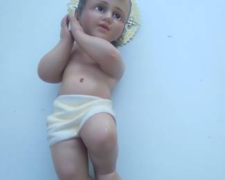 Hand painted Prague porcalian doll
