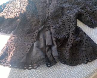 Embroidered antique victorian jacket