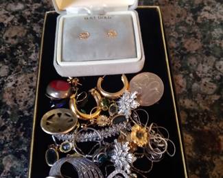 Gold and sterling silver