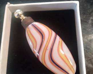 Antique Italian murano perfume bottle