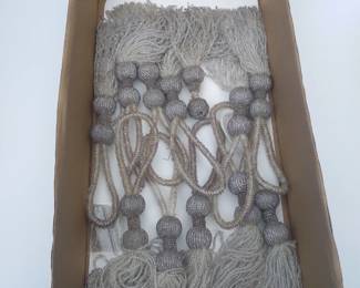 Vintage beaded tassels