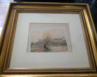 And colored lithograph