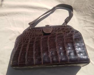 Croc purse