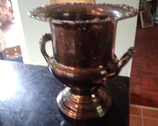 Silverplate wine cooler