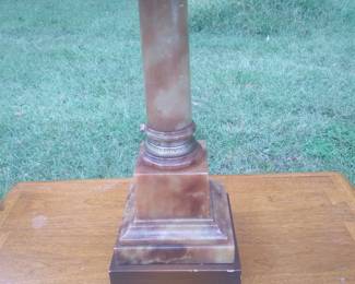 Quality marble bronze mounted lamp