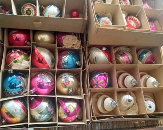Vintage 1950s German Christmas balls