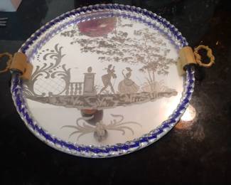 Italian antique vanity tray