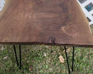 Mid century modern wood table

