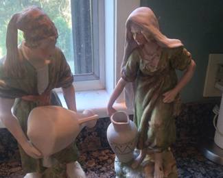 Large royal dux figures