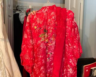 back of chinese robe