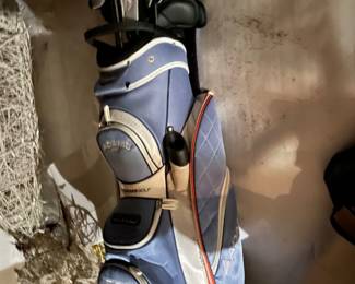 golf bag & clubs