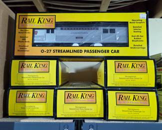 MTH Rail King O-27 Scale  Streamlined Pennsylvania Cars