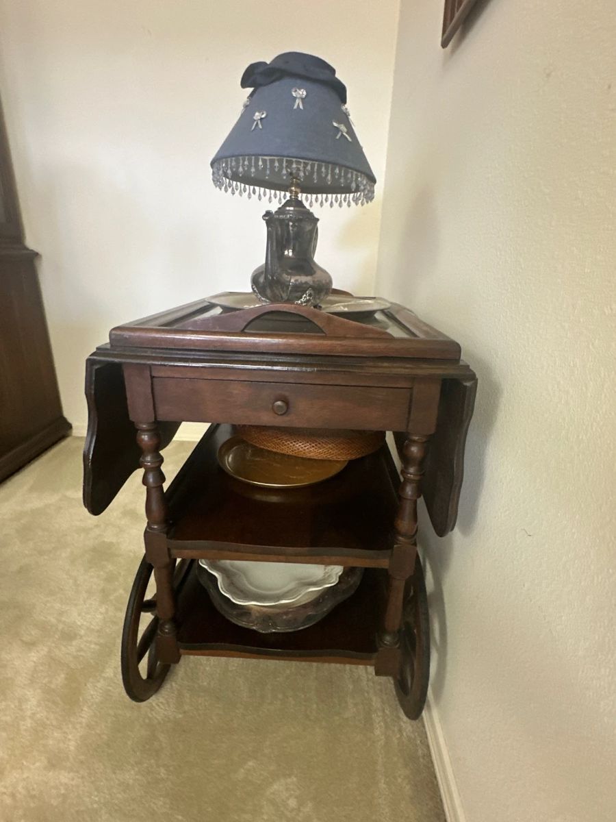 Vintage tea cart