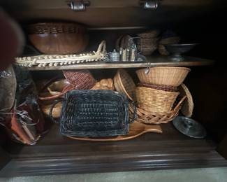Variety of baskets