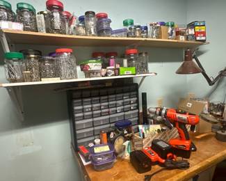 Woodshop full of tools