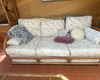 Rattan sofa
