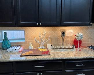 Decorative items. 